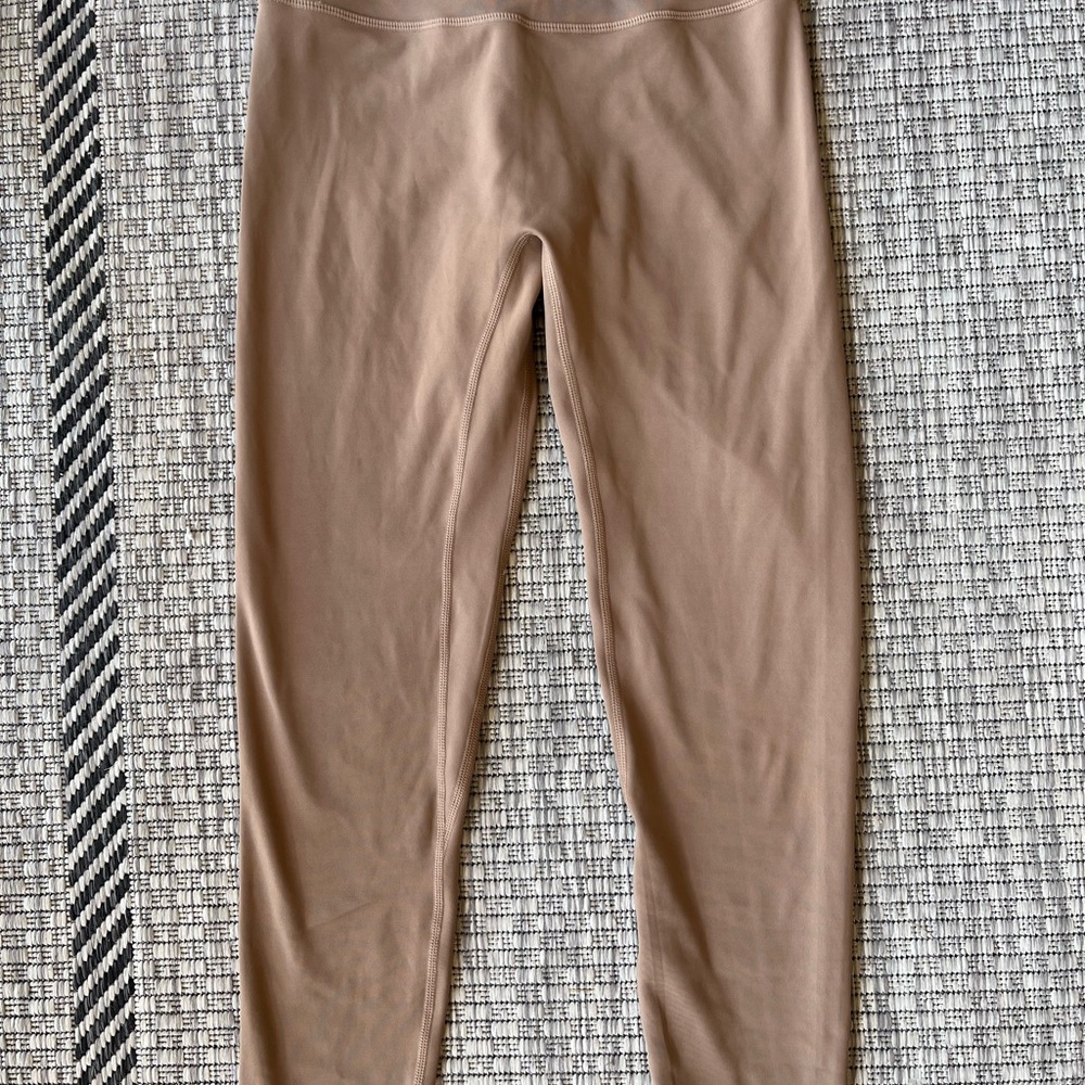 ZYIA Tan High-Rise Leggings Seamless Design